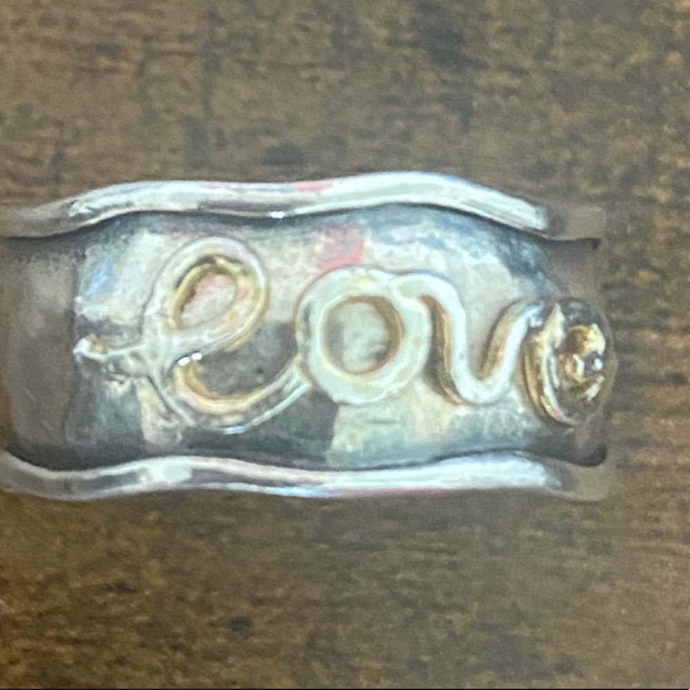 .925 Silver Love Ring